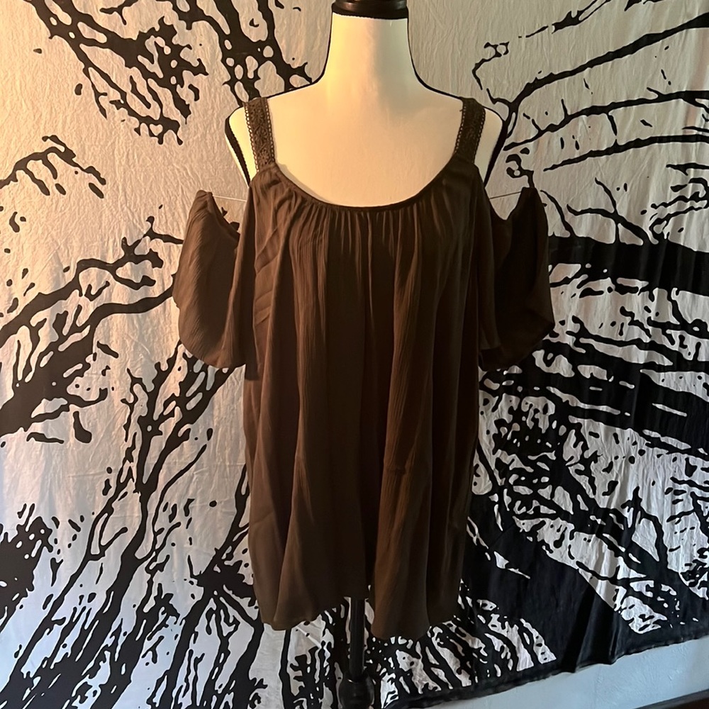 Olive green Summer top